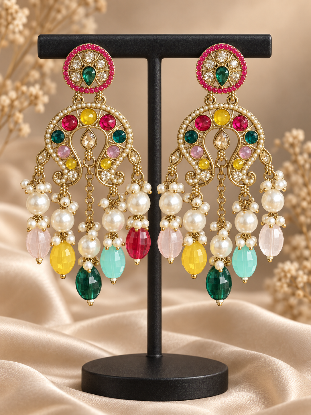 ChatGPT-Image-Sep-8-2026-01_33_56-PM.png Apoorva Unique Lightweight Kundan Earrings – Multi - Image 1