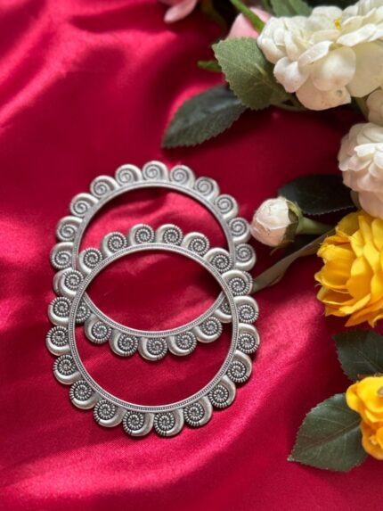 Oxidised Bangles – 2.6 size (Pattern 3)