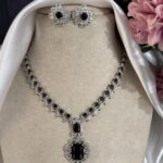 Nita Ambani Inspired American Diamond Set – Black