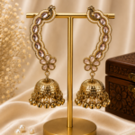 Aarika Kashmiri Ear Cuff Jhumka – Light Pink