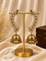Aarika Kashmiri Ear Cuff Jhumka – Light Pink