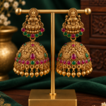 Aadhya Lakshmi Temple Jhumka Earrings