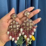 Purnima Premium Earrings – Wine