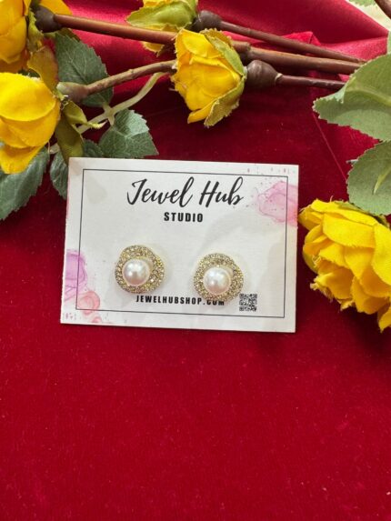 Pearl Stone Earrings