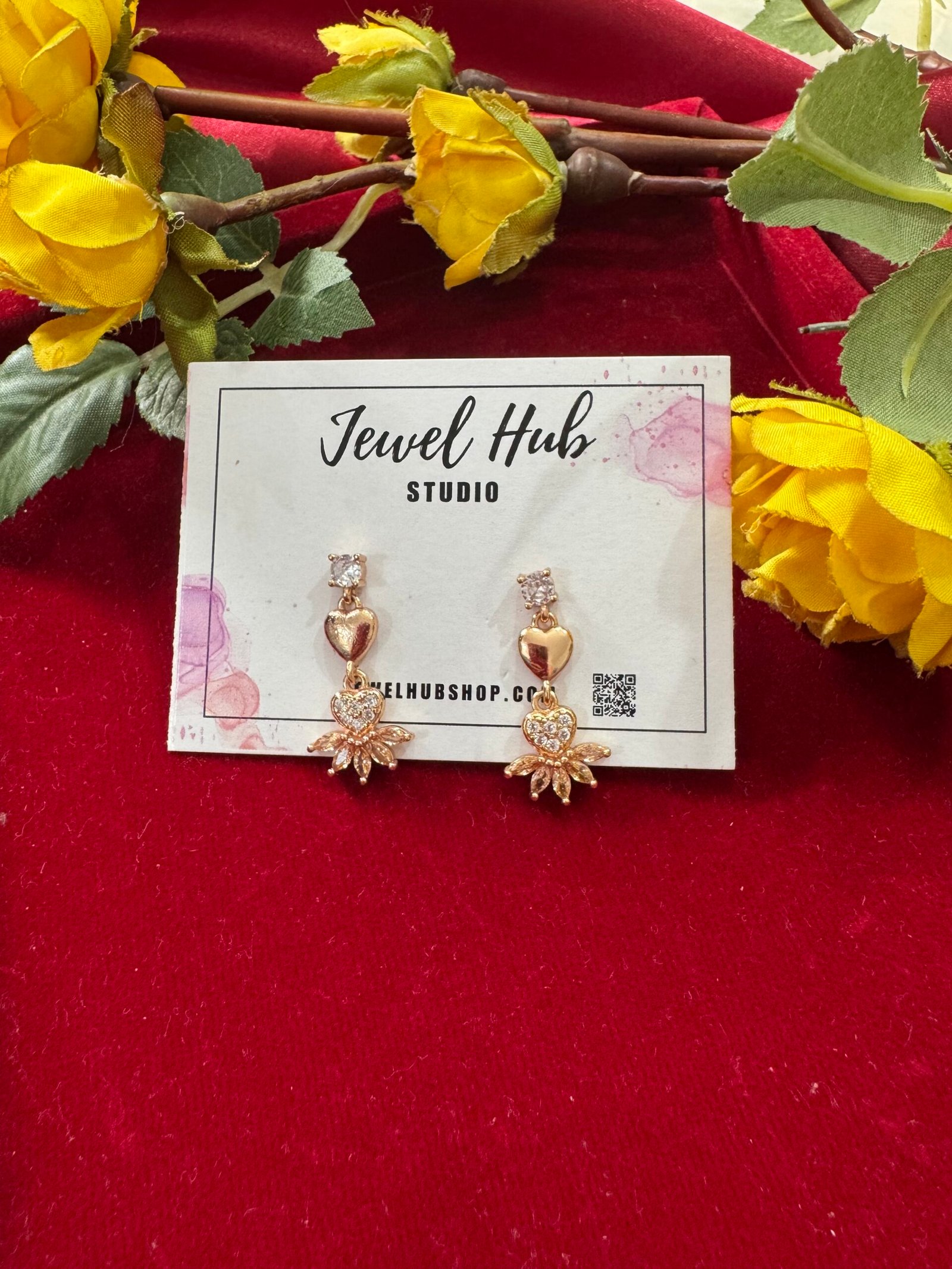 Photo-01-06-25-3-32-52-PM-scaled-1.jpg Rose Gold Heart Earrings - Image 1