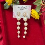 Long Pearl Earrings