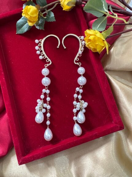 Pearl Earcuff Earrings