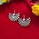 Teena daily Wear Stone Earrings – Lavender