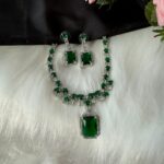 Ananya American Diamond Set – Green