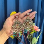 Meenal Kundan Earrings – Multi