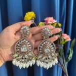 Sanya Kundan Earrings – Lavender