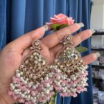 Nitya Premium Earrings – Light Pink