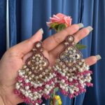Nitya Premium Earrings – Wine
