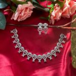 Anvesha American Diamond Set – White