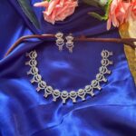Anvesha American Diamond Set – Pink