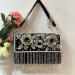 Exclusive Designer Tassel Bag – Black