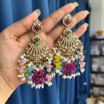 Zarine Premium Chandbali – Multi
