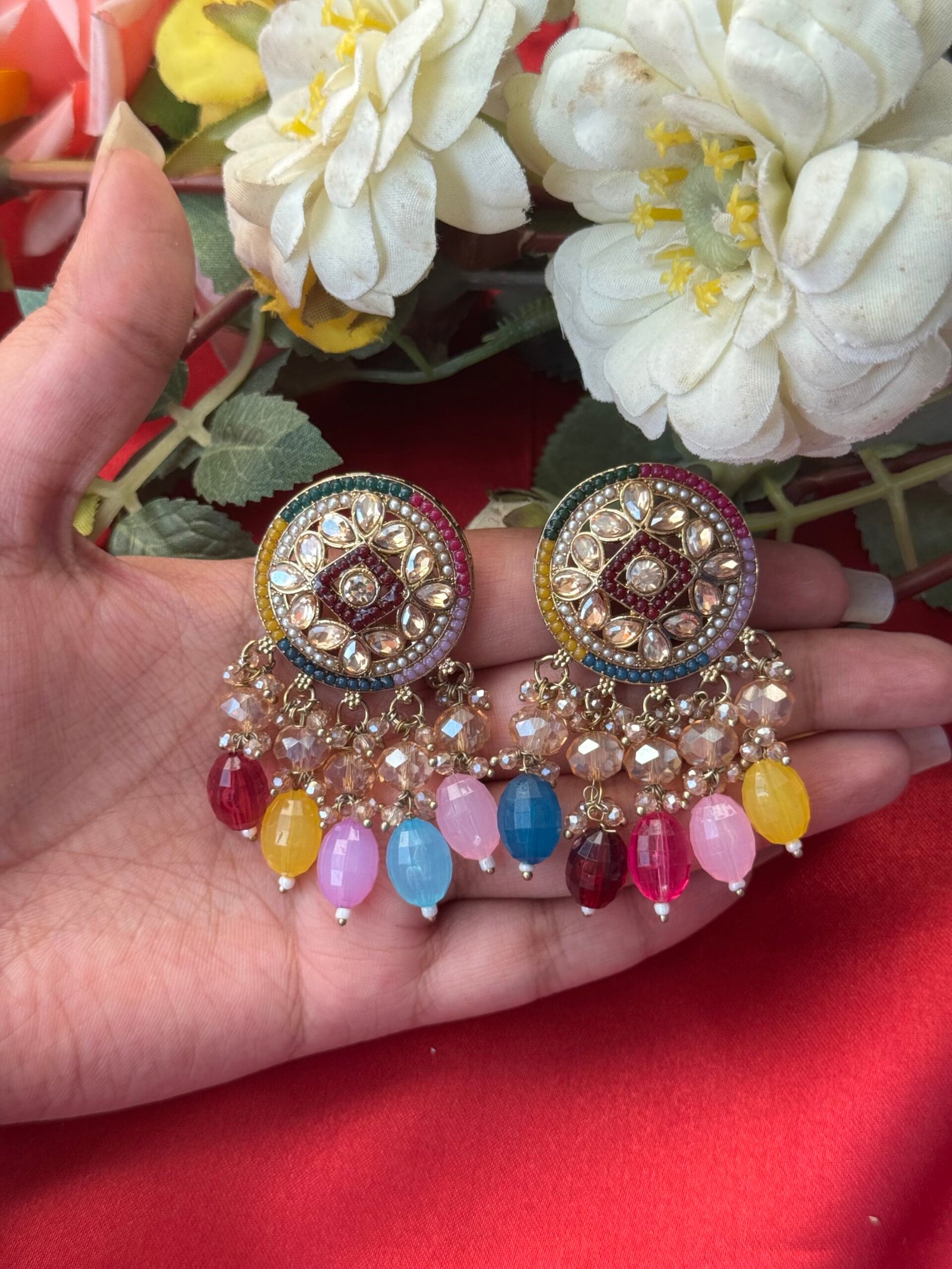 Photo-03-01-25-4-27-50-PM-scaled-1.jpg Shakira Kundan Earrings -Multi - Image 1