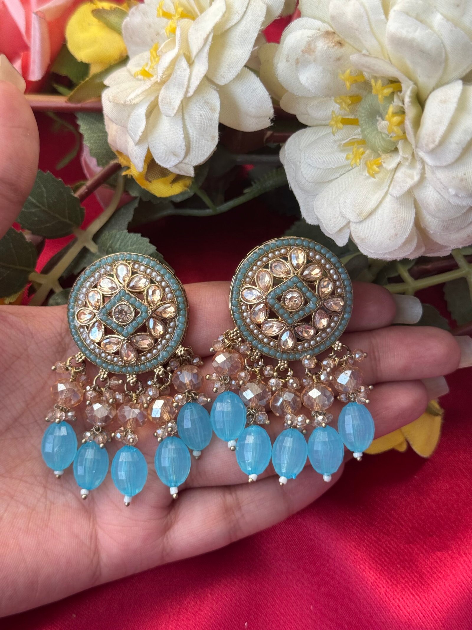 Photo-03-01-25-4-28-03-PM-scaled-1.jpg Shakira Kundan Earrings – Light Blue - Image 1