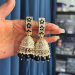 Kundan Jhumka – Black
