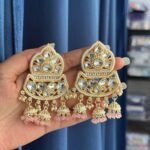 Krisha Unique Earrings – Light Pink