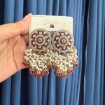 Aarohi Kundan Chandbali – Red