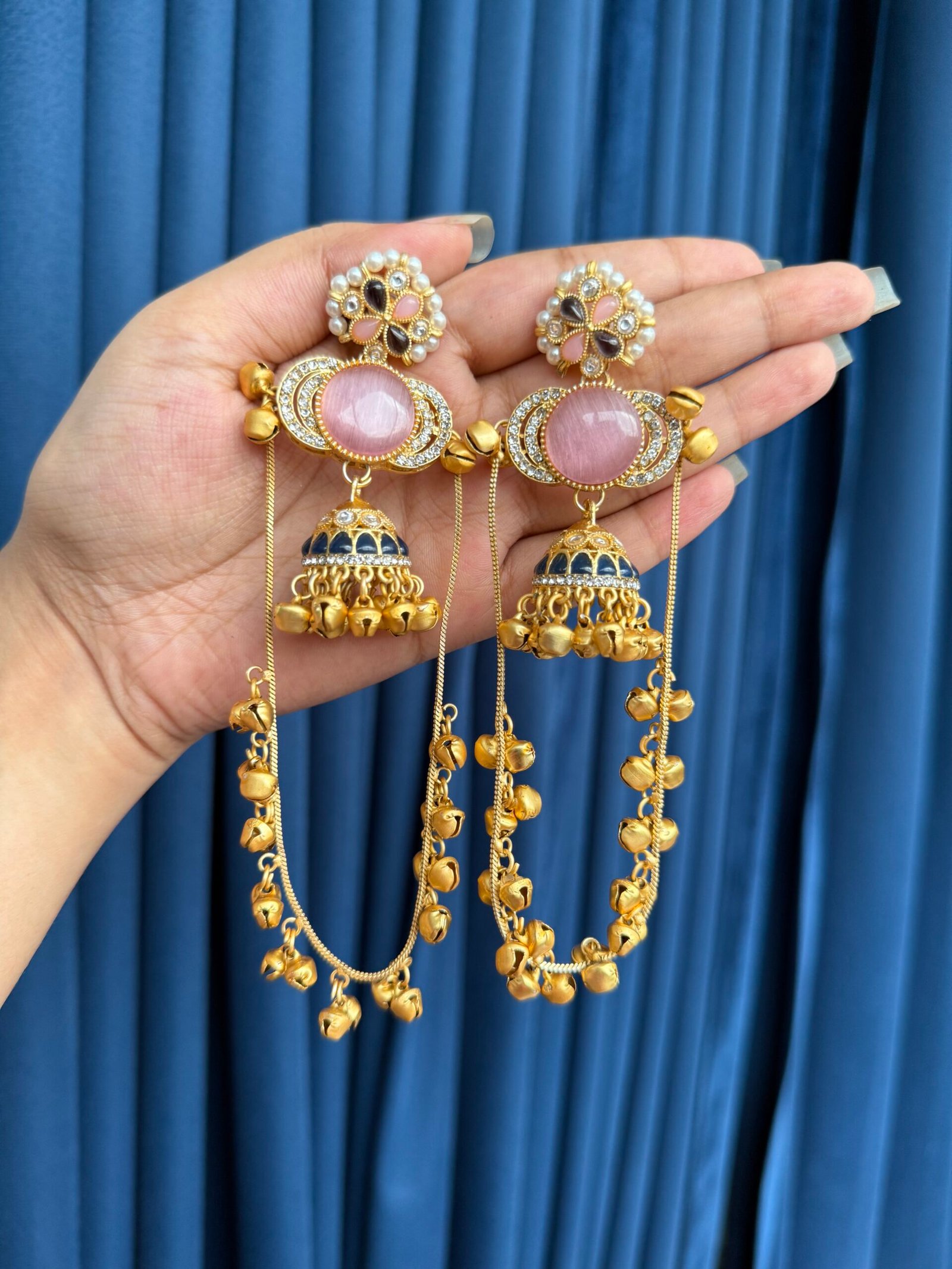 Photo-04-10-25-3-55-12-PM-scaled-1.jpg Sunehri Kashmiri Earrings – Multi 2 - Image 1