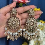 Madhumita Premium Earrings – Mahroon