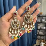 Teena Chandbali Earrings – Multi