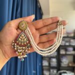 Gautami Premium Earrings With Kaan Chain – Multi