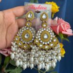 Avantika Long Earrings – Yellow