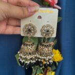 Rakshita Kundan Jhumka – Black