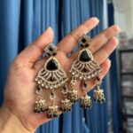 Nazam Premium Earrings – Black