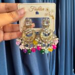 Greeshma Kundan Earrings – Multi