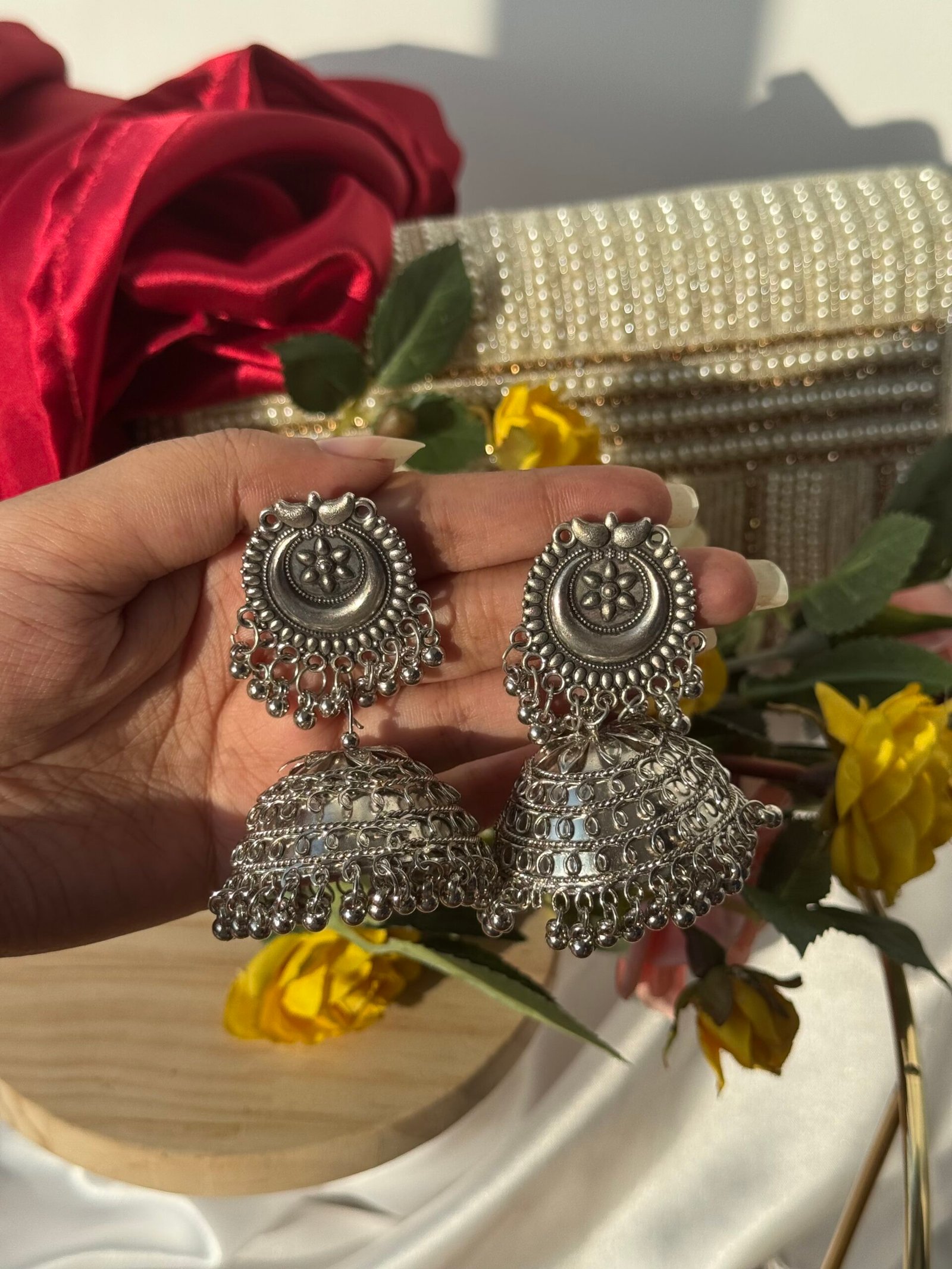 Photo-08-12-24-4-25-09-PM-scaled-1.jpg Oxidised Jhumka - Image 1