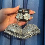 Big Mirror Boho Jhumka