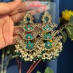 Ragini Premium Earrings – Dark Green