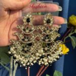 Ragini Premium Earrings – Black