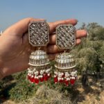 Ridhima Kundan Jhumka – Red