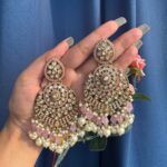 Mitali Premiun Earrings – Light Pink