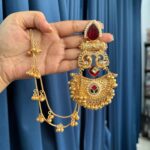 Mariyam Kashmiri Earrings With Kaan Chain – Ruby