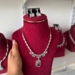 Ananya American Diamond Set – White