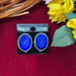 Brass Studs  – Dark Blue