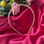 Crystal Bead Hairband – Golden