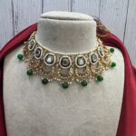Dharni Premium Kundan Set – Dark Green