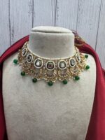 Dharni Premium Kundan Set – Dark Green