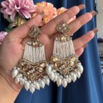 Tanuja Premium Earrings – White