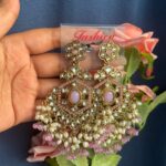 Bharti Kundan Earrings – Lavender
