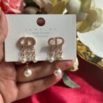 Unique Pearl Anti Tarnish Earrings