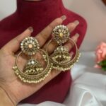Parineeti Golden Mirror Earrings